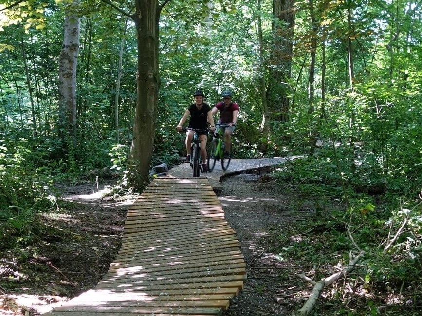 Mountainbiken in Noord-Scharwoude