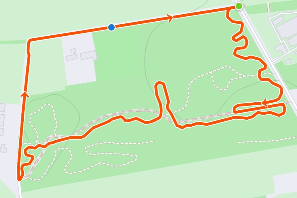 Kaart MTB Kinderroute Zelhem 600 x 400
