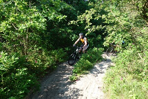 Mountainbikes huren singletracks PWN gebied