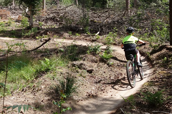 Mountanbiken met kinderen